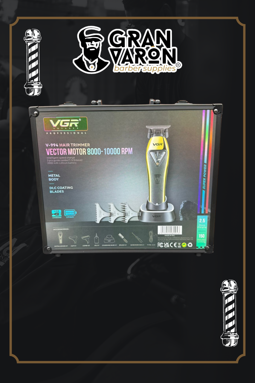 Trimmer Profesional VGR V-994 Voyager - Motor Vectorial 10,000 RPM y Cuchillas DLC