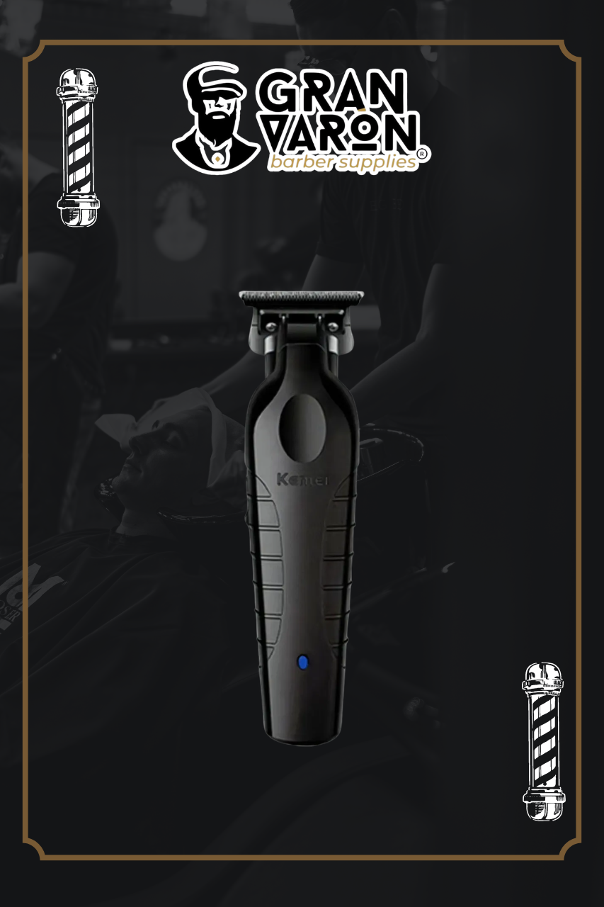 Cortadora De Cabello Kemei Km-2299 Transborder Barber Color Negro