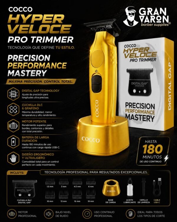 Cocco Hyper Veloce Pro Trimmer - Digital Gap™ Technology