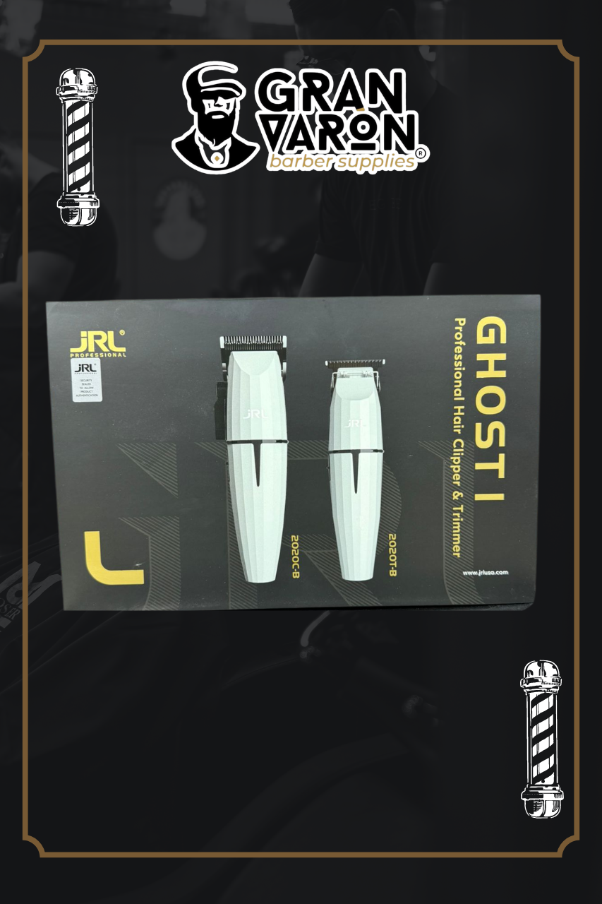 Combo JRL Ghost Edition: Máquina de Corte 2020C-B + Trimmeadora 2020T-B – Kit Profesional de Edición Limitada