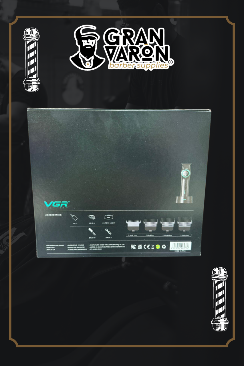 Trimmer Profesional VGR V-977 Stepless Pro T1: Motor BLDC Ajustable (6000-8000 RPM)