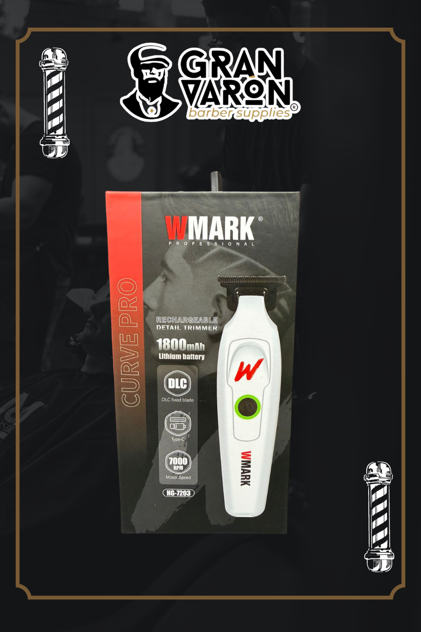 Trimmer Profesional WMARK NG-7203 Curve Pro – Cuchilla DLC y 7,000 RPM