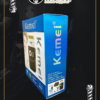 Rasuradora Profesional Kemei KM-2026 - Shaver de Doble Lámina de Titanio con Pantalla LCD y 3 Velocidades