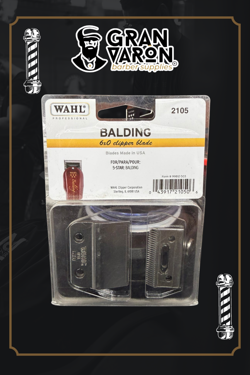 Cuchilla Wahl Professional Balding 6x0 Modelo 2105 - Repuesto Original para 5-Star Balding Clipper