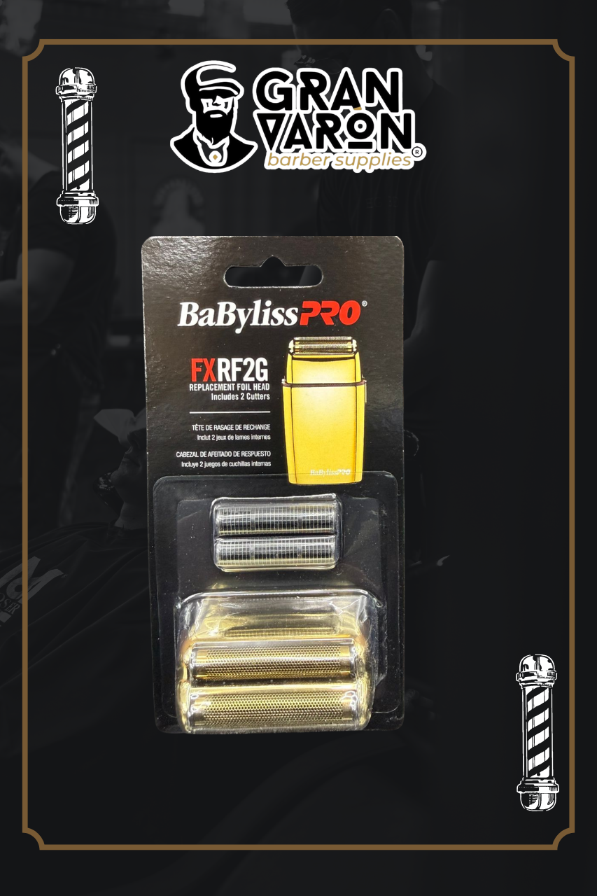 Cabezal de Repuesto BaBylissPRO FOILFX02 FXRF2G - Láminas de Titanio Dorado y 2 Cuchillas Internas