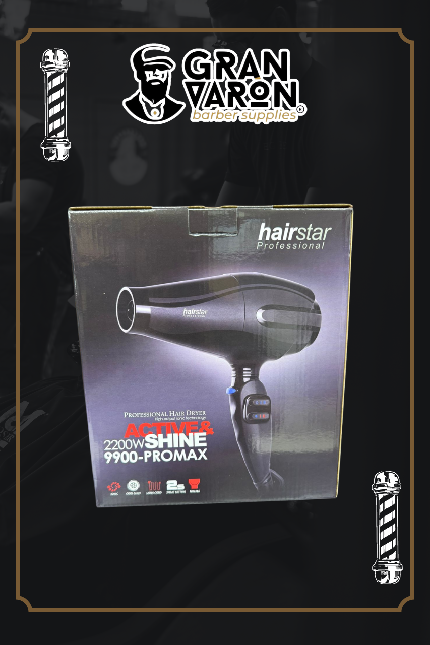 Secador Profesional Hairstar 9900-PROMAX | 2200W Active & Shine Ionic