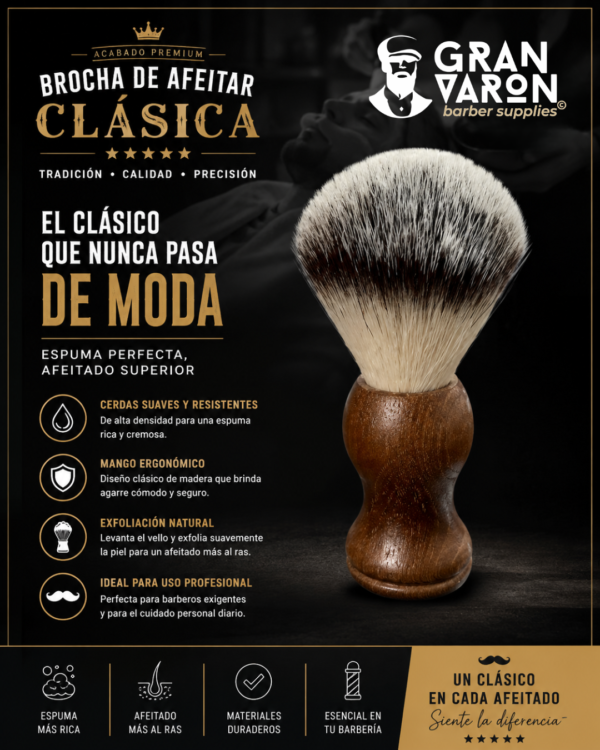 111 Brocha de afeitar clásica