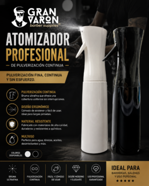 113 Atomizador Profesional de Pulverización Continua