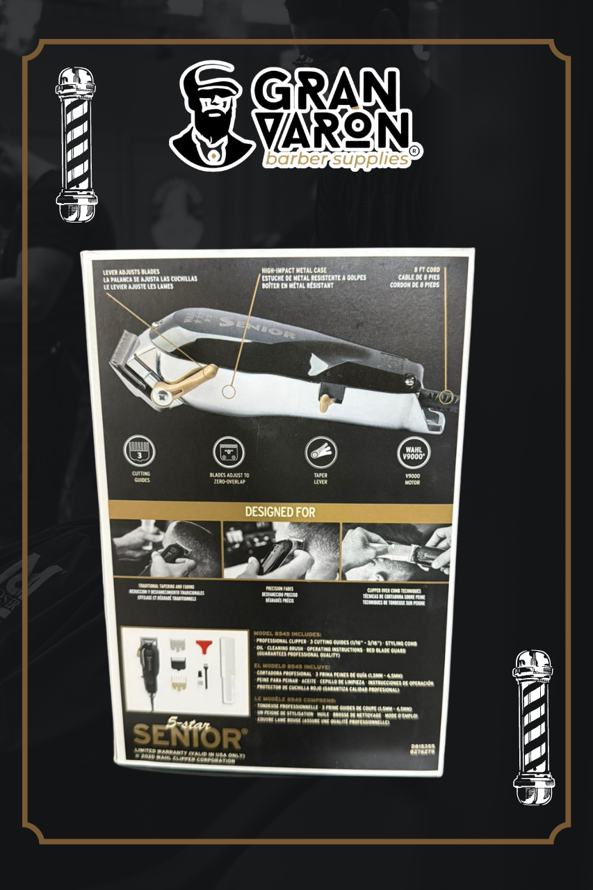 Wahl Professional 5 Star Series: Senior – Máquina de Corte de Alta Potencia con Carcasa Metálica