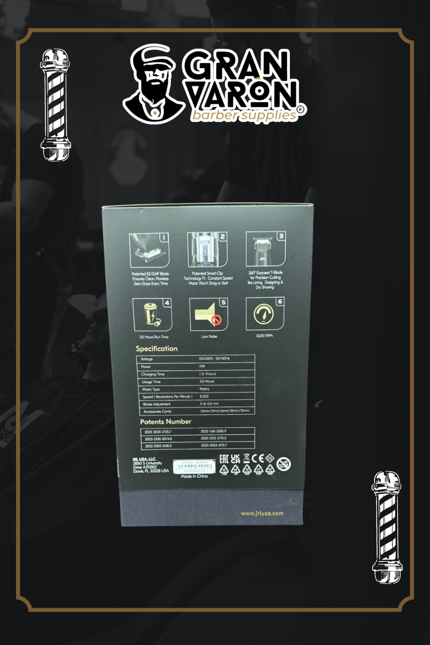 JRL Onyx Professional Cordless Hair Trimmer - Modelo FF 2020T-B