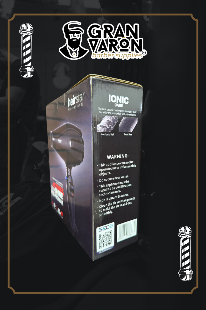 Secador Profesional Hairstar 9900-PROMAX | 2200W Active & Shine Ionic