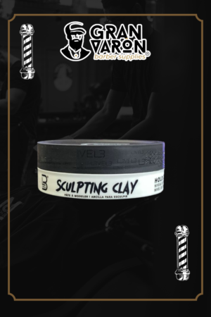 L3VEL3 Sculpting Clay - Arcilla para Esculpir con Acabado Mate (150ml)