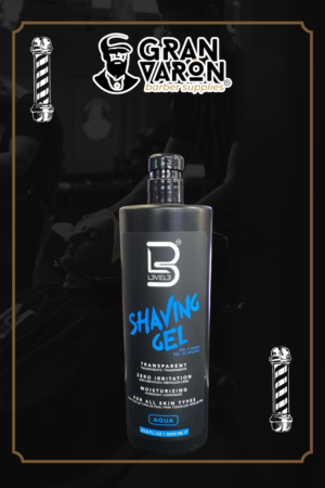 L3VEL3 Shaving Gel - Gel de Afeitar Transparente e Hidratante (1000ml)