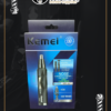 Recortador 2 en 1 Kemei KM-6673 - Nariz, Oído y Detalles de Barba/Cejas - Recargable y Portátil