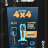 Máquina Cortadora de Cabello Profesional 4x4 Nitro BLDC – Motor Brushless 9,000 RPM con Cuchillas DL