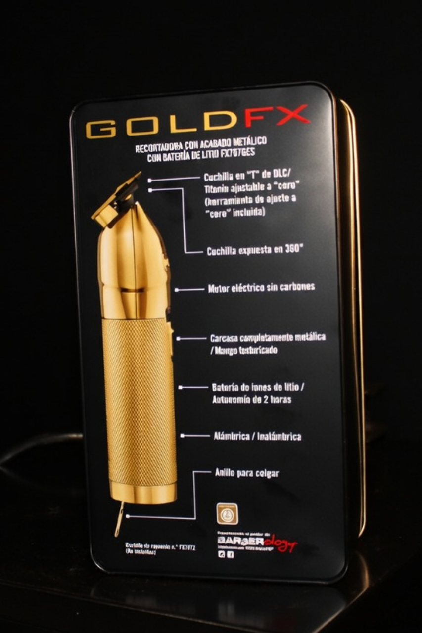 BaBylissPRO GoldFX Outlining Trimmer - Recortadora Profesional de Alto Rendimiento