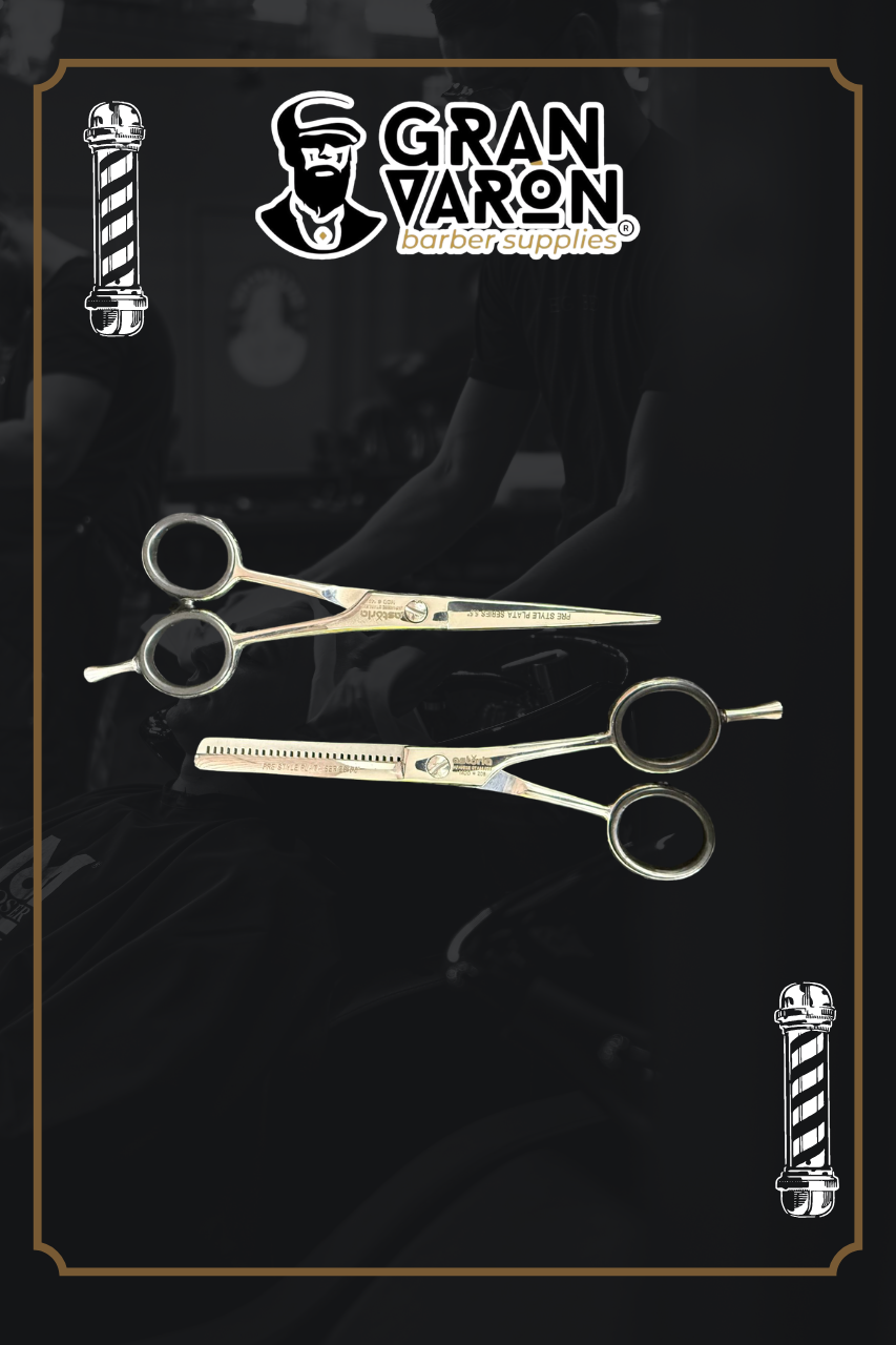 Set de Tijeras Profesionales Astoria - Pre Style Silver Series 5.5"