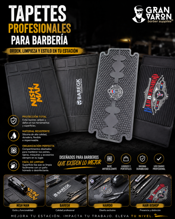 Tapete Magnético de Barbería