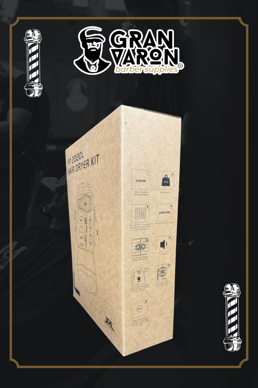 Kit de Secadora Profesional JRL FP 2020L con Estuche de Viaje y Accesorios