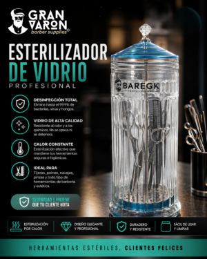 159 Esterilizador de Vidrio Profesional BAREGK