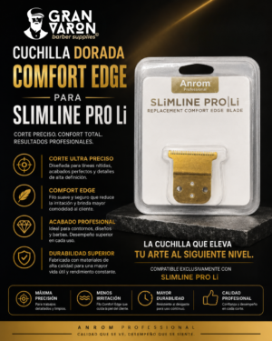 Cuchilla Dorada Comfort Edge para Slimline Pro Li - Anrom Professional