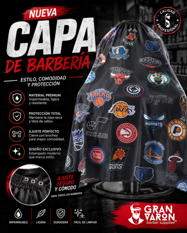 Capa de Barbero Profesional - Edición All-Star NBA Teams