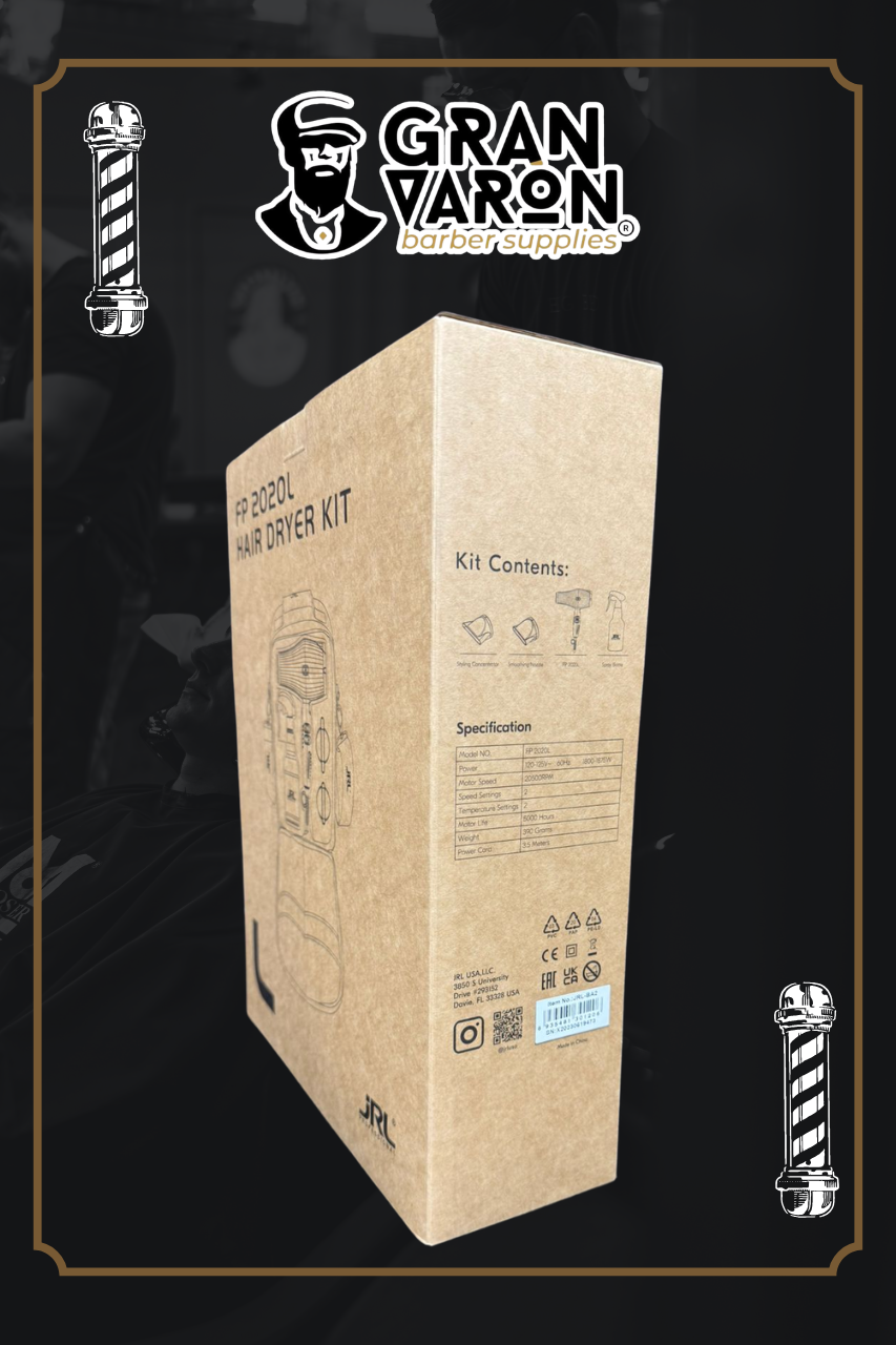 Kit de Secadora Profesional JRL FP 2020L con Estuche de Viaje y Accesorios