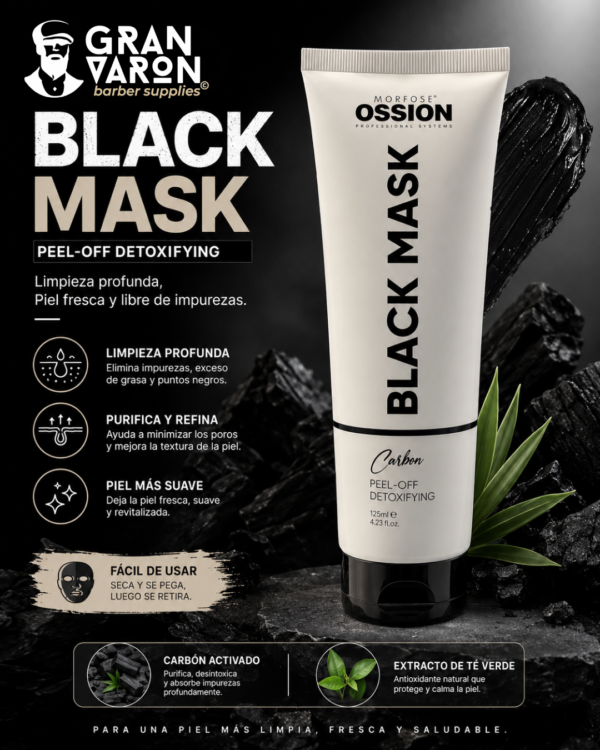 164 Morfose Ossion Black Mask Carbon