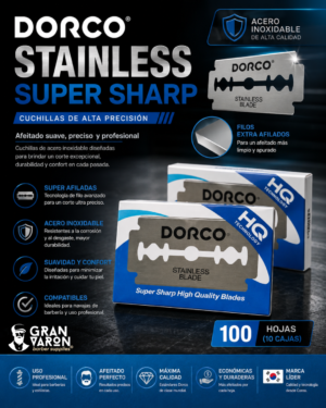 165 Cuchillas Dorco Stainless Super Sharp