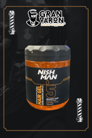 Gel Capilar NISHMAN No. 5 Extra Keratina - Fijación Ultra Fuerte 750ml