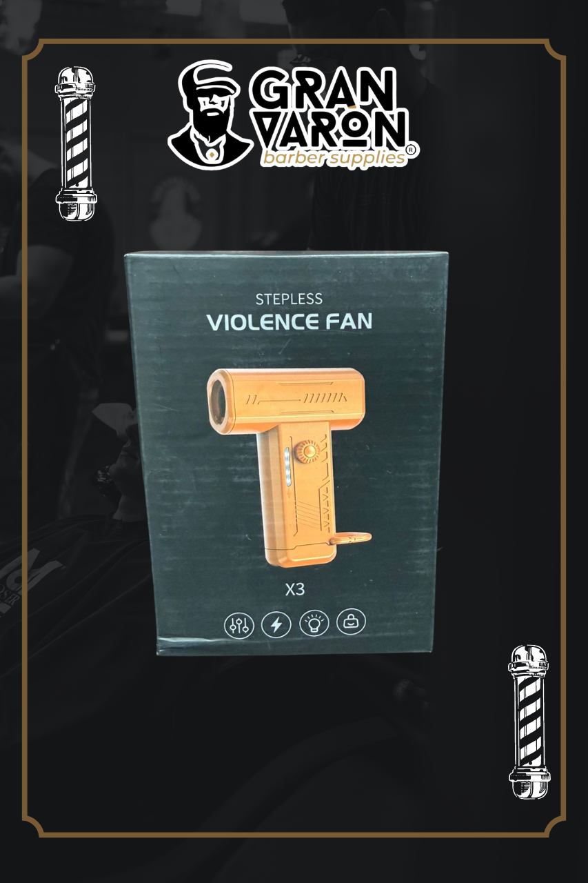 Soplador Turbo Ultra Potente X3 Violence Fan | Ajuste Stepless Gold Edition