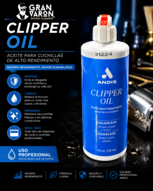 172 Aceite para Cuchillas Andis Clipper Oil (118 ml)