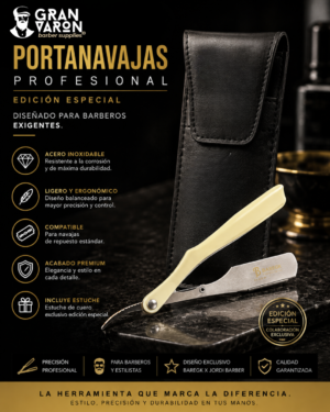 Portanavajas Profesional Baregk x Jordi Barber – Edición Especial con Estuche