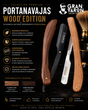 Portanavajas Colección Premium "Wood Edition" - Gran Varón®