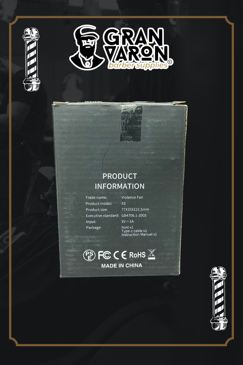 Soplador Turbo Ultra Potente X3 Violence Fan | Ajuste Stepless Gold Edition