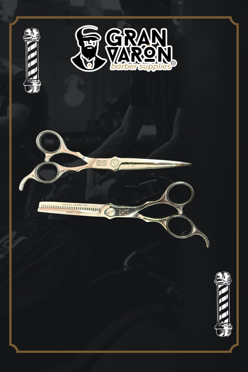 Kit de Tijeras Premium Hoorain - Acero Japonés de Alta Precisión | 5.5" Corte y Texturizado