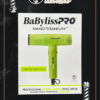 Secador Profesional BaBylissPRO Nano Light Ionic Dryer - Edición Limitada Green Neón con Tecnología Nano Titanium