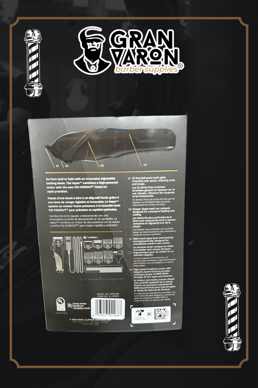 Wahl Professional 5 Star Series: Vapor – Cortadora Inalámbrica de Alta Velocidad para Desvanecidos