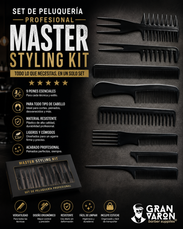 Set de Peluquería Profesional: Master Styling Kit