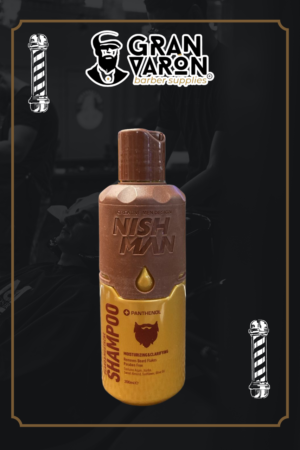 Shampoo para Barba NISHMAN – Limpieza Profunda e Hidratante con Pantenol 200ml