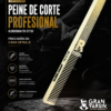 224 Peine de Corte Profesional Globusman TB-07739 – Edición Barbería