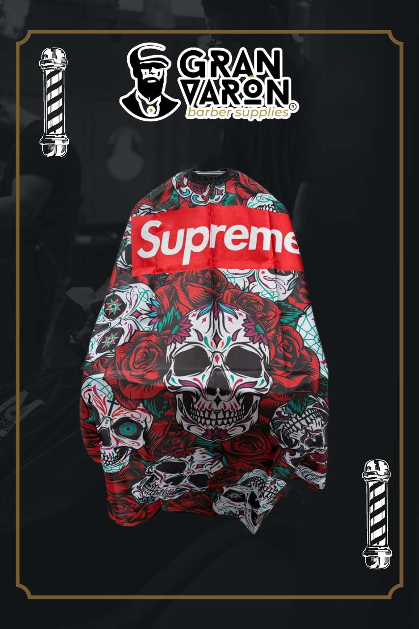 Capa de Barbero Profesional - Edición Catrinas & Roses Supreme Style