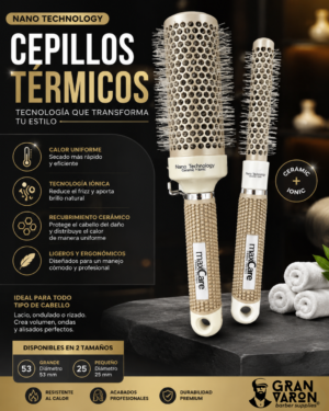 234 Cepillos Térmicos Nano Technology – Cerámica + Ionic para Brillo Extremo