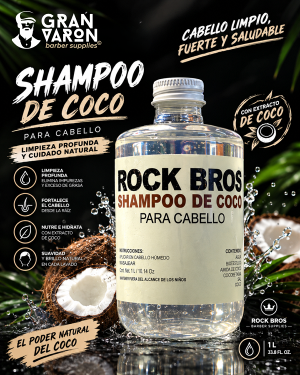 238 Shampoo de Coco Rock Bros