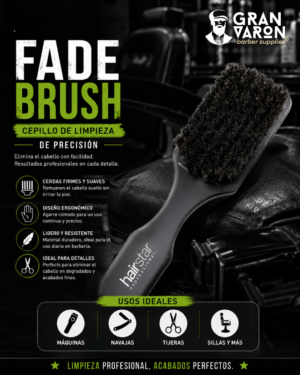 243 Cepillo de Limpieza Hairstar Professional – Fade Brush de Precisión