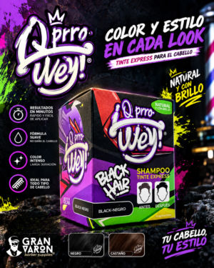 244 Shampoo Tinte Express ¡Q Prro Wey!