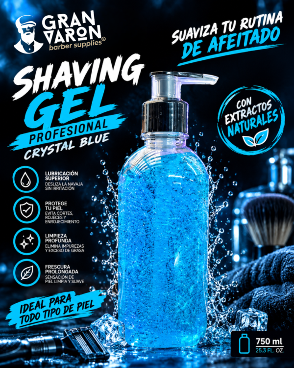 247 Shaving Gel Profesional Crystal Blue