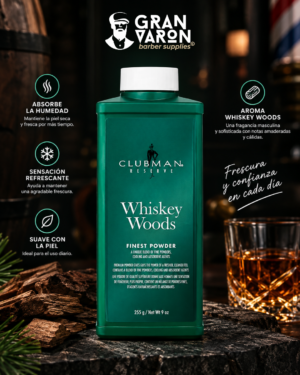Talco Clubman Pinaud Reserve Whiskey Woods