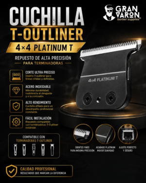 Cuchilla T-Outliner 4x4 Platinum T – Repuesto de Alta Precisión para Terminadoras