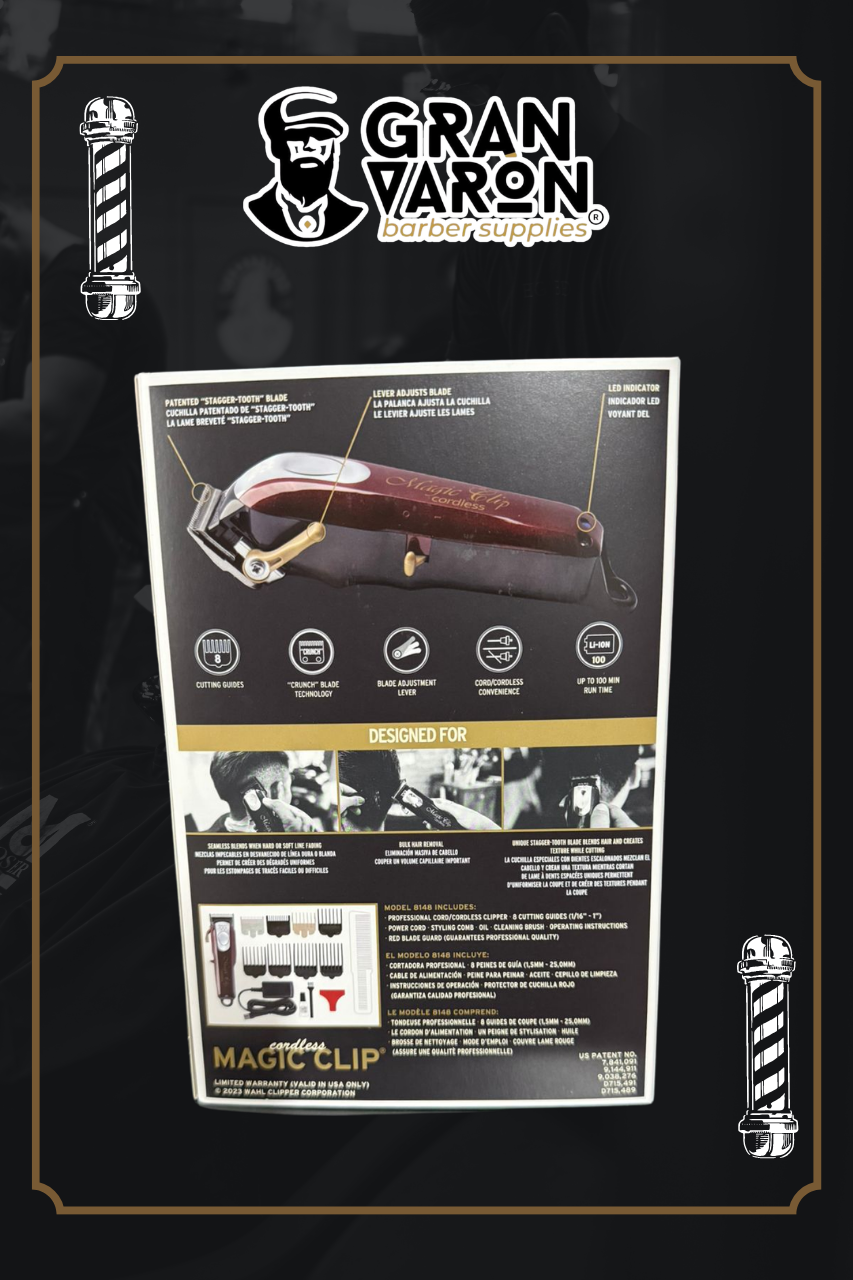 Wahl Professional 5 Star Series: Cordless Magic Clip – La Máquina Definitiva para Degradado